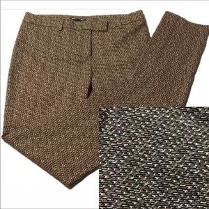 black & pink ankle pant EUC